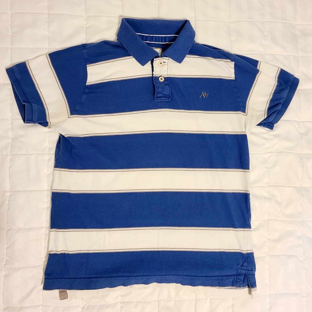 *Vintage* - Men's Large - Aeropostale Polo Shirt - Size L Short Sleeve Collared